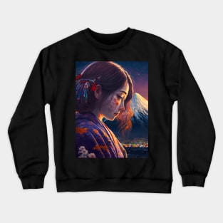 Beautiful japanese princess Crewneck Sweatshirt